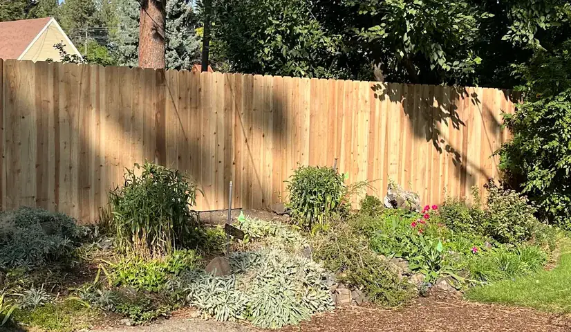 wood fence